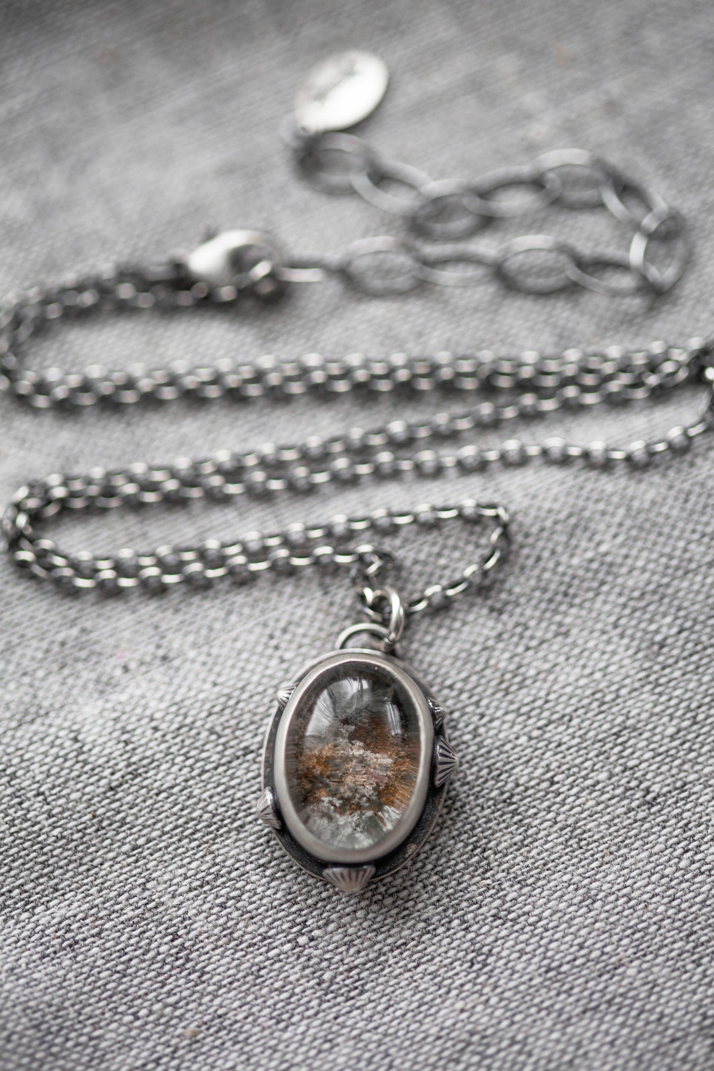 Small | Barnacled Tidal Pool Necklace | #12