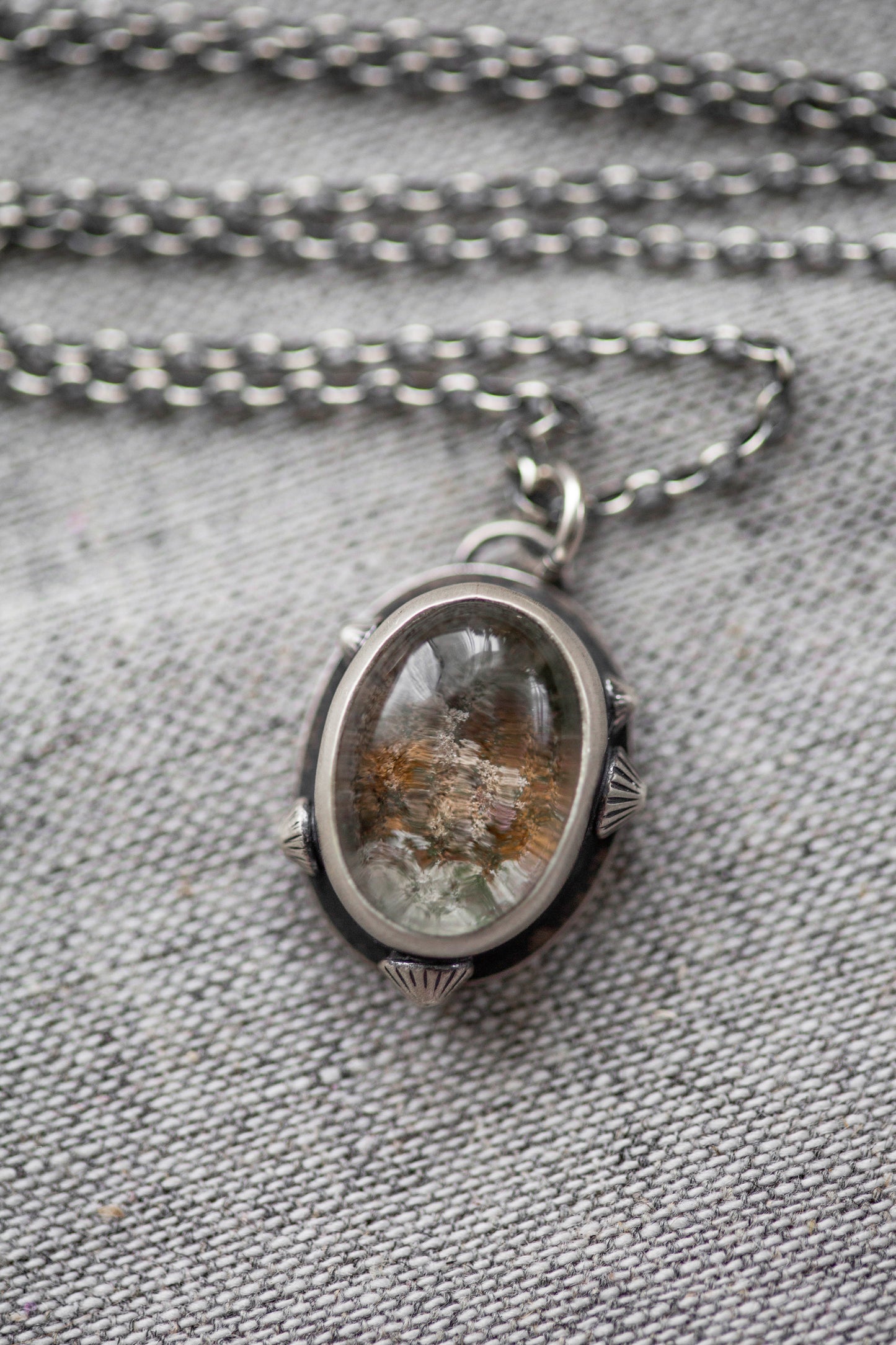 Small | Barnacled Tidal Pool Necklace | #12