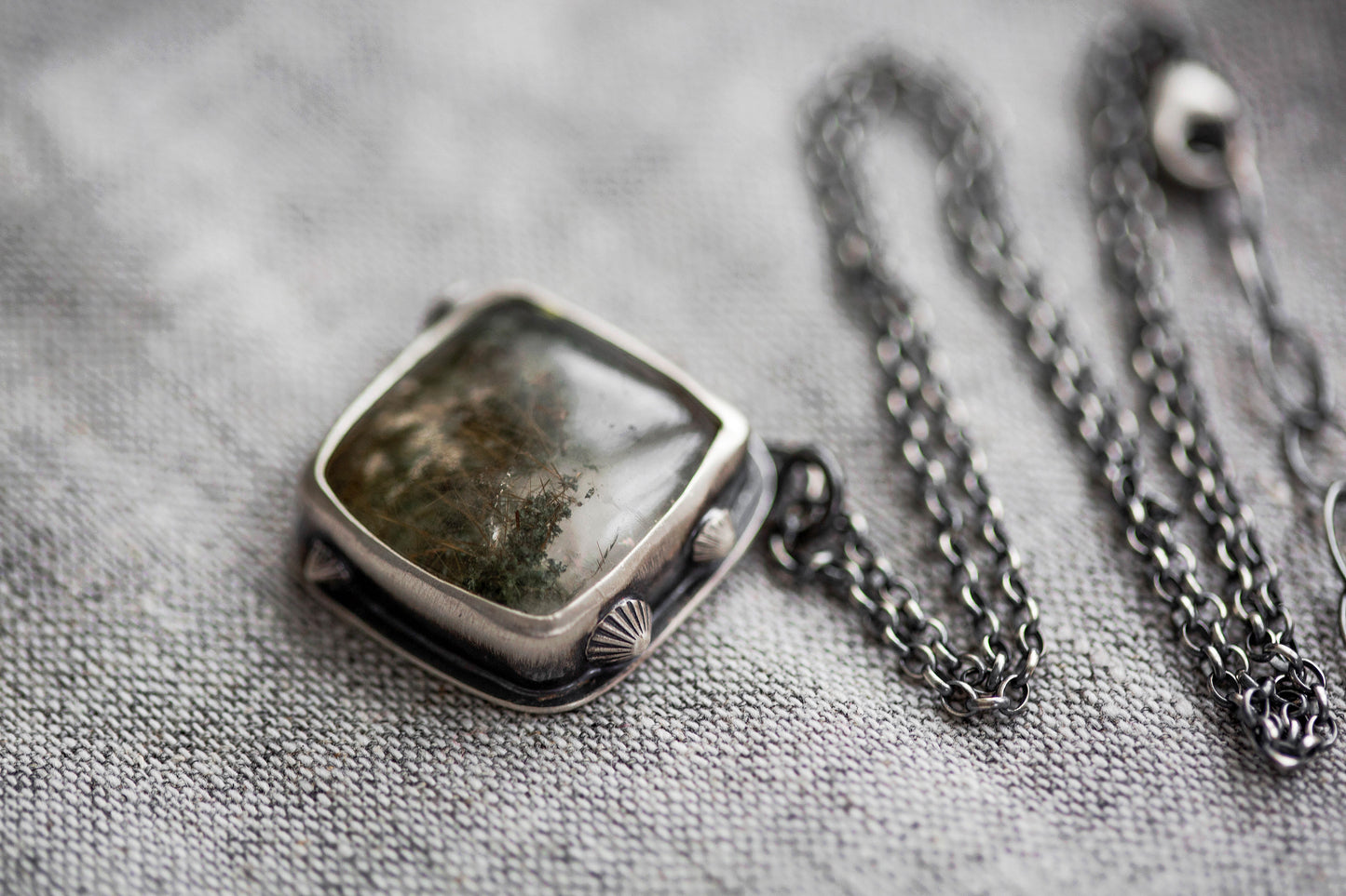 Medium | Barnacled Tidal Pool Necklace | #13
