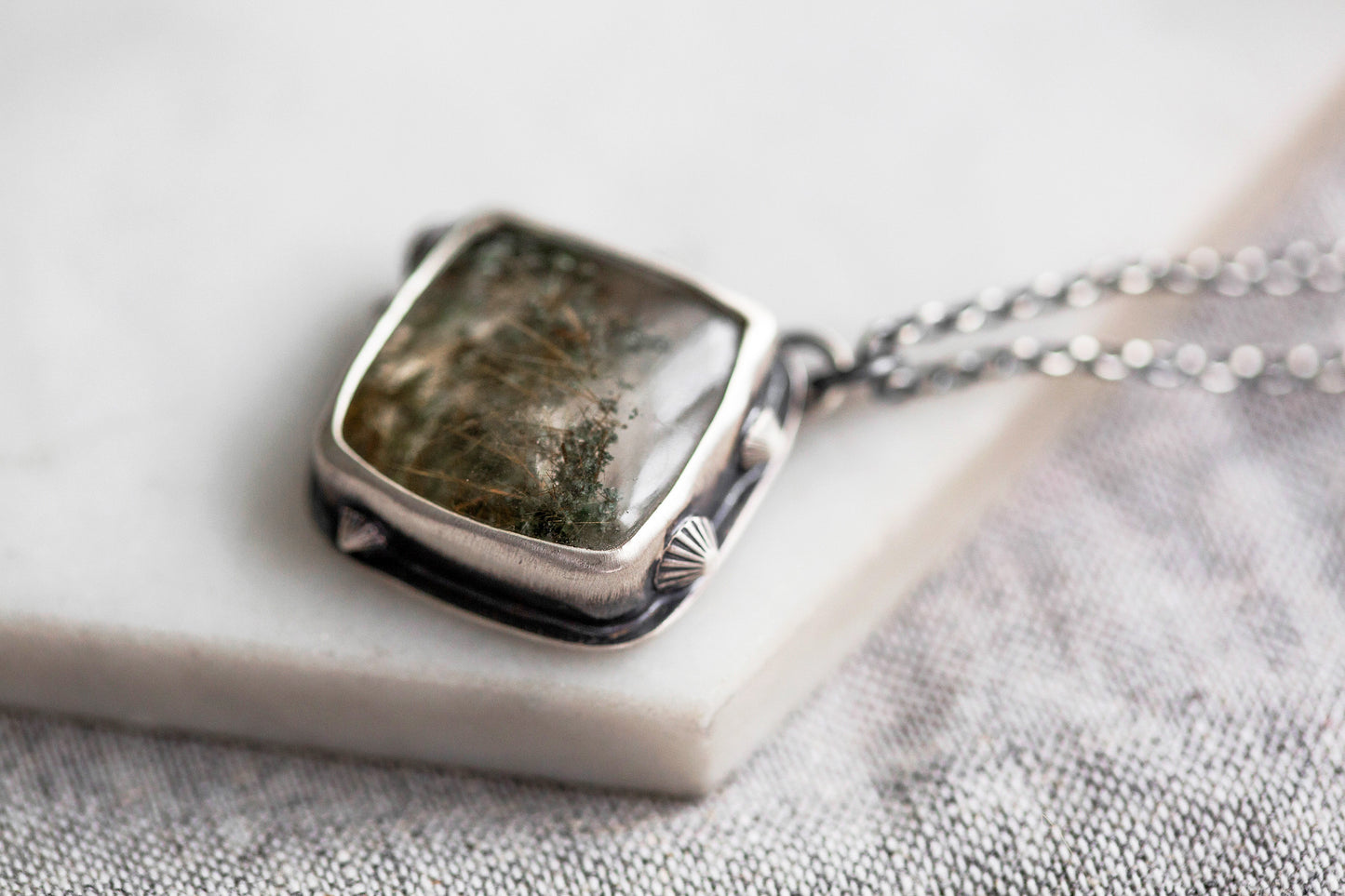 Medium | Barnacled Tidal Pool Necklace | #13