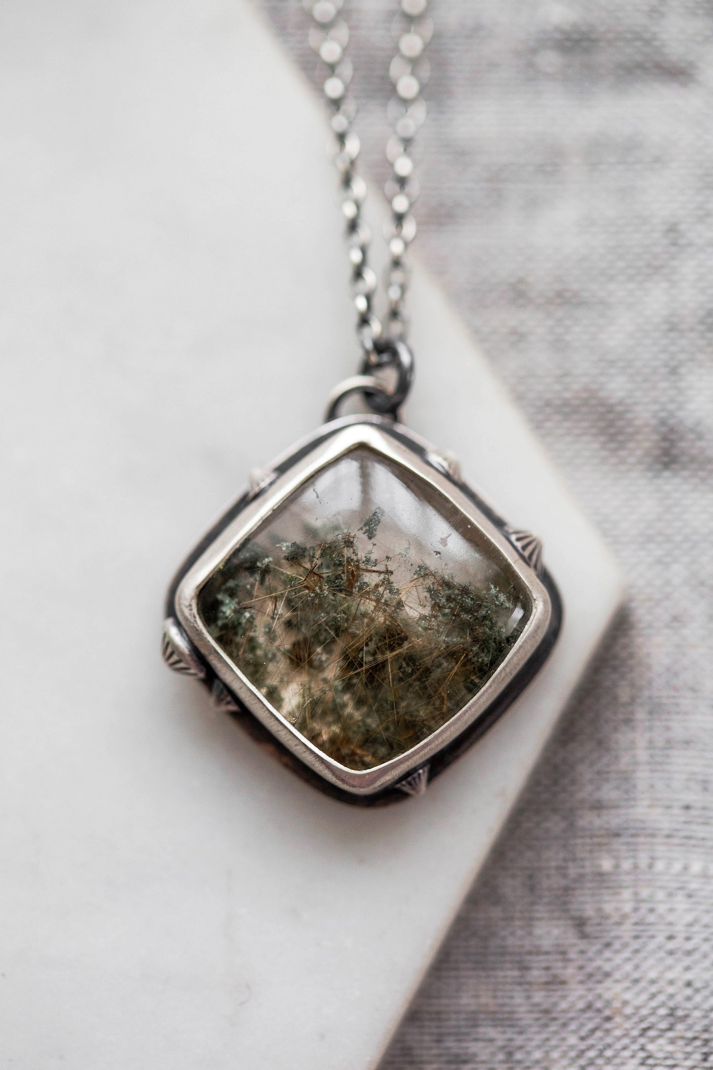 Medium | Barnacled Tidal Pool Necklace | #13