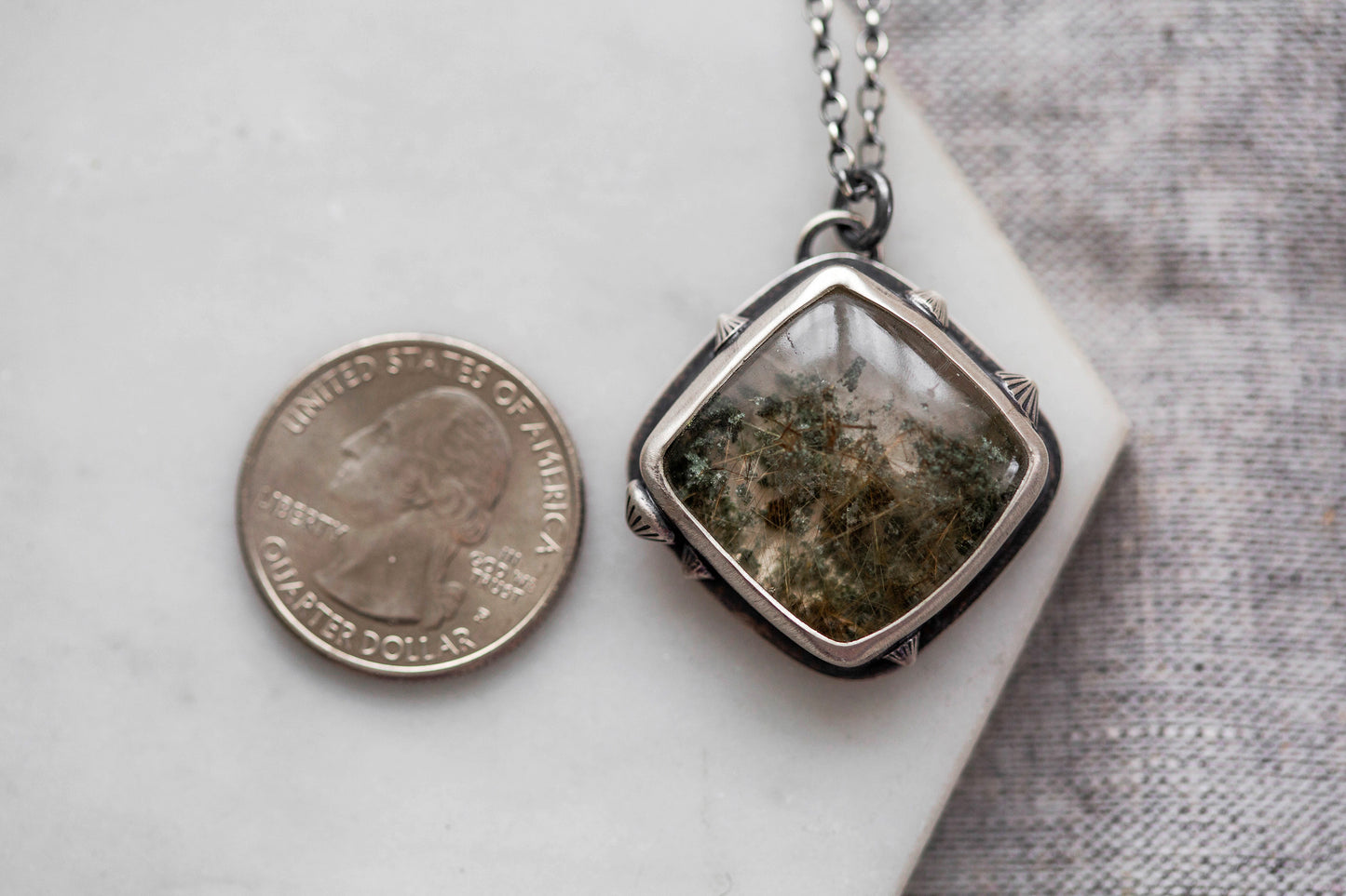 Medium | Barnacled Tidal Pool Necklace | #13