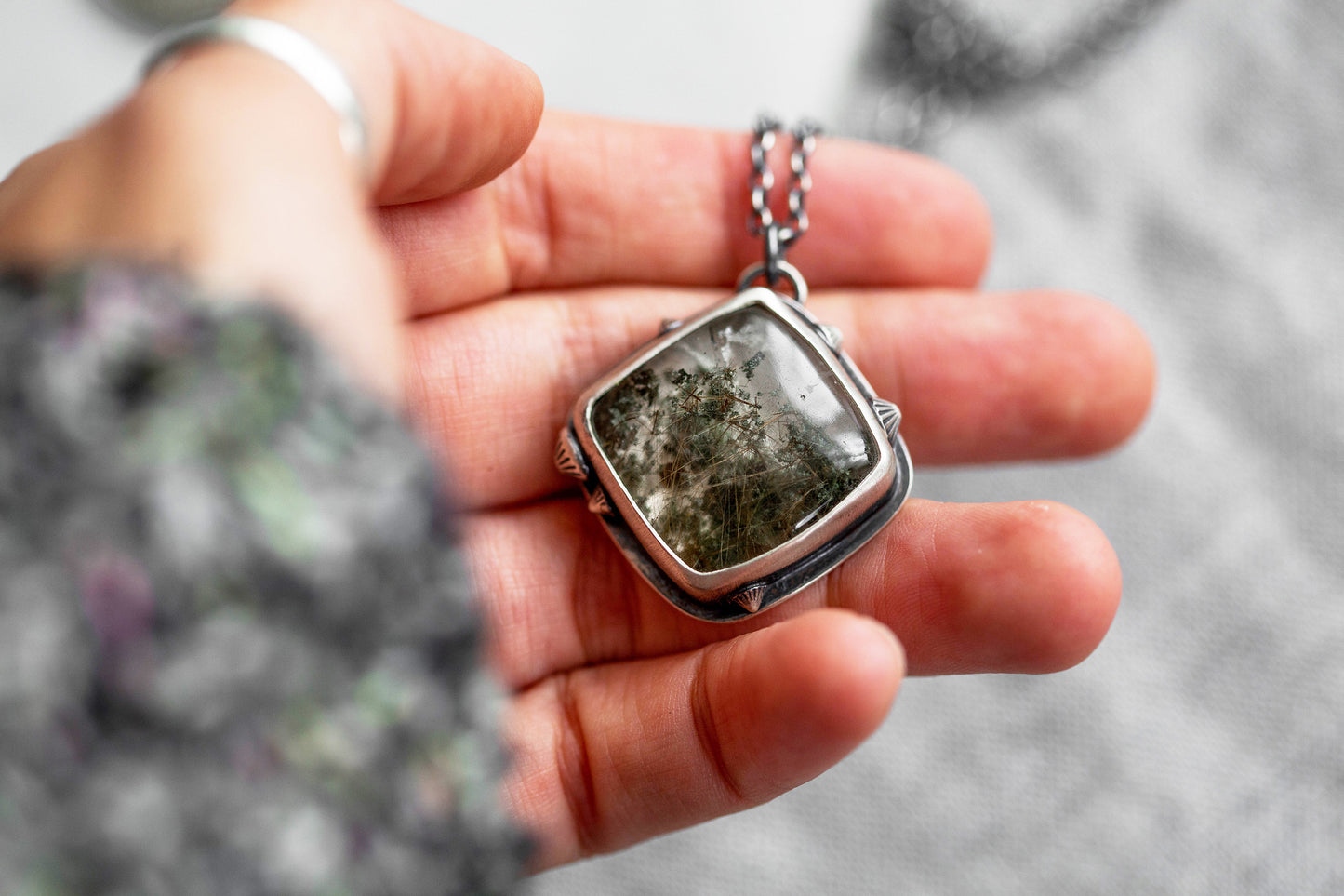 Medium | Barnacled Tidal Pool Necklace | #13