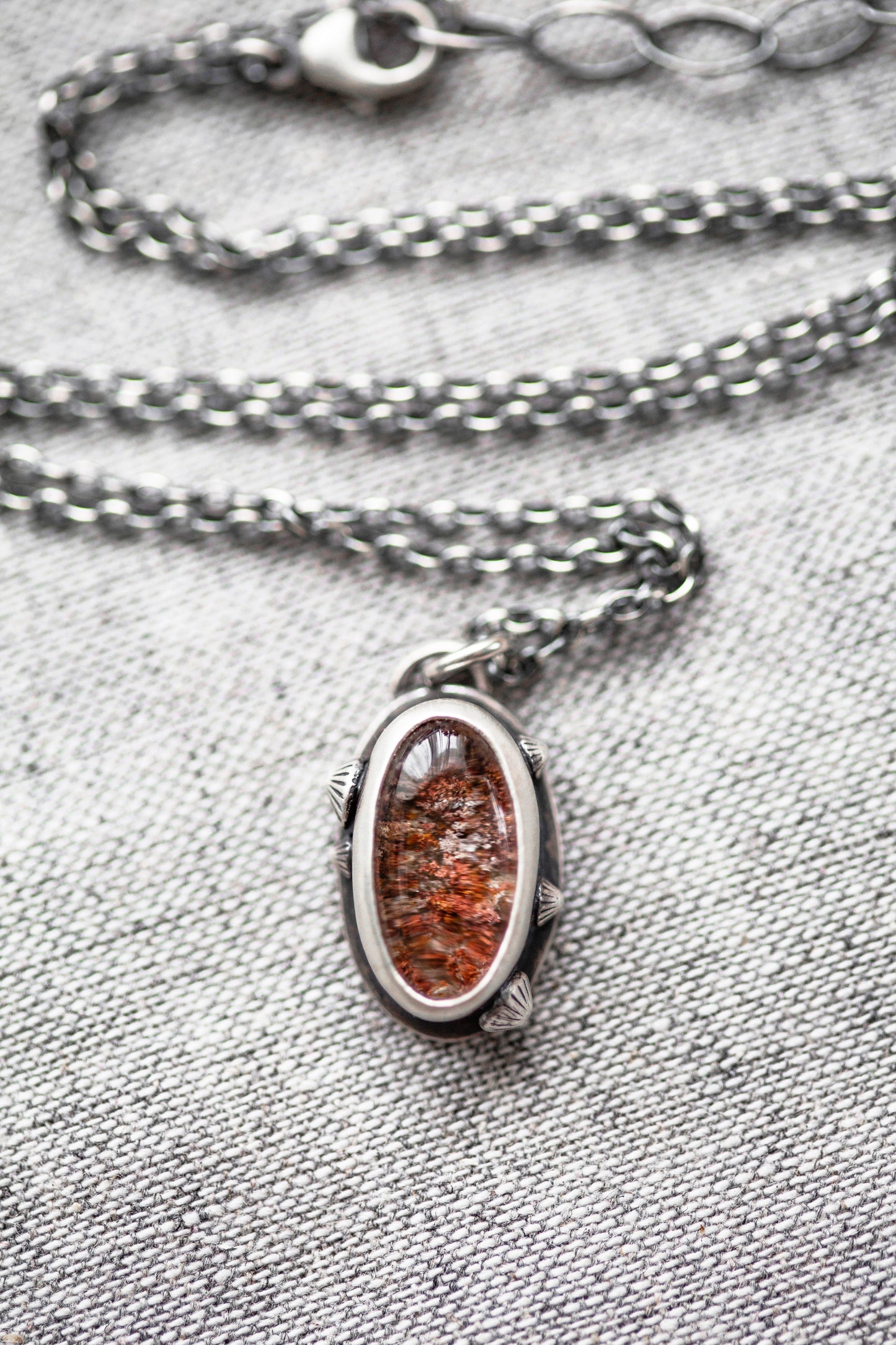 Small | Barnacled Tidal Pool Necklace | #14