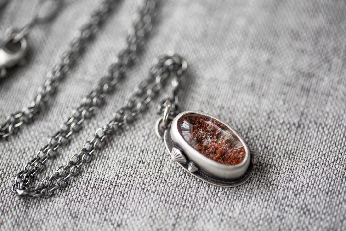 Small | Barnacled Tidal Pool Necklace | #14