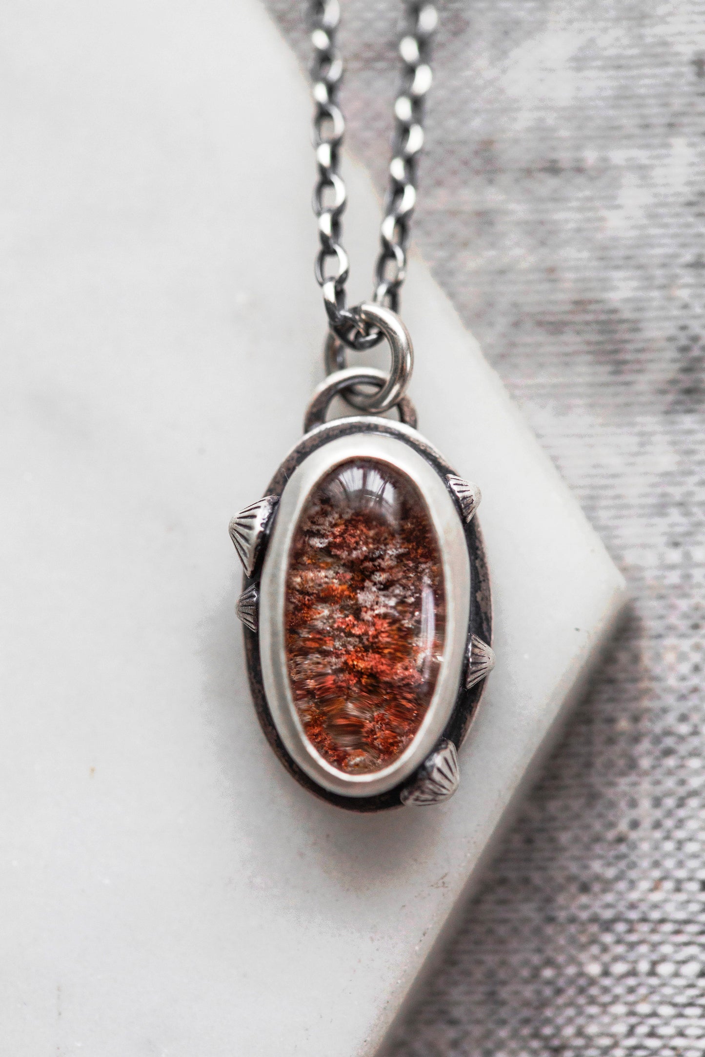Small | Barnacled Tidal Pool Necklace | #14