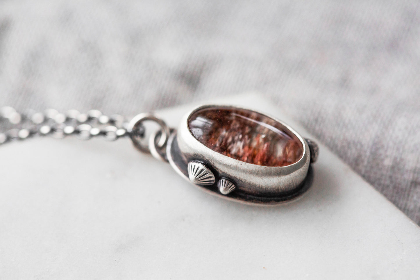 Small | Barnacled Tidal Pool Necklace | #14