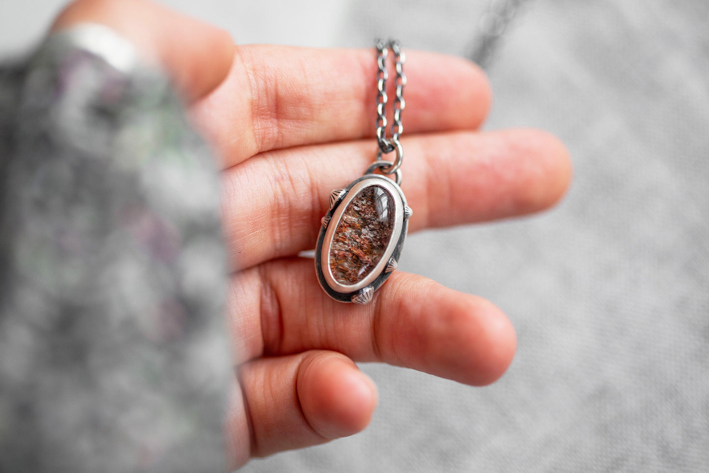 Small | Barnacled Tidal Pool Necklace | #14