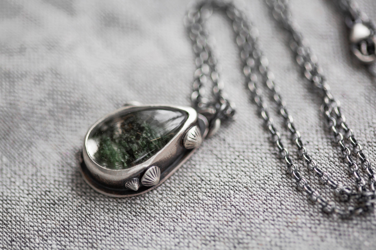 Small | Barnacled Tidal Pool Necklace | #15