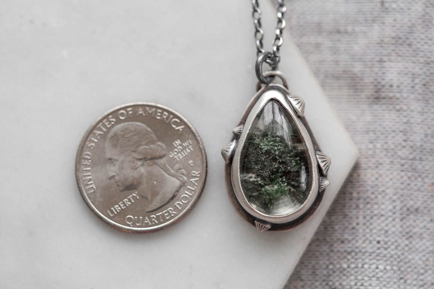 Small | Barnacled Tidal Pool Necklace | #15