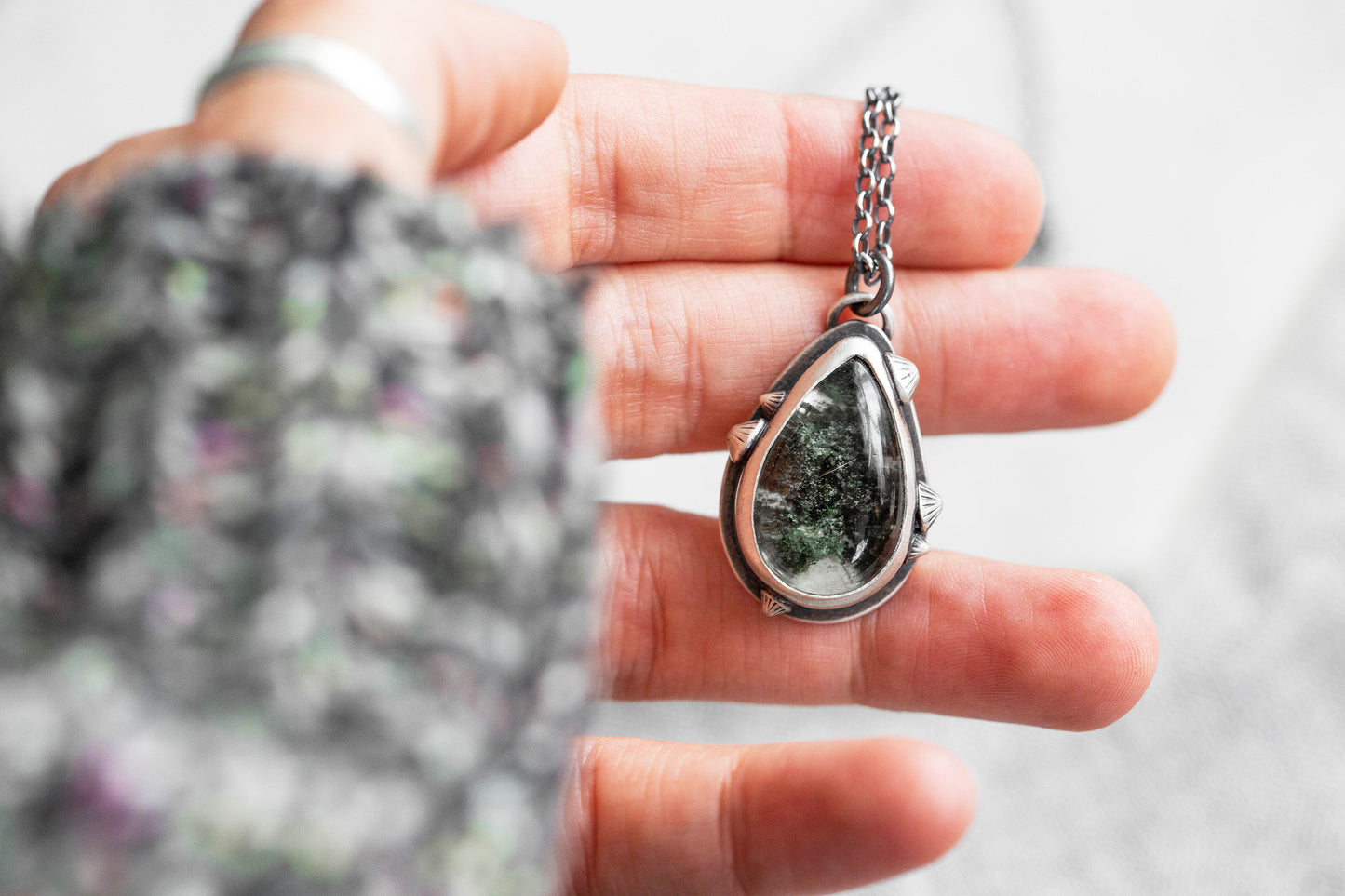 Small | Barnacled Tidal Pool Necklace | #15