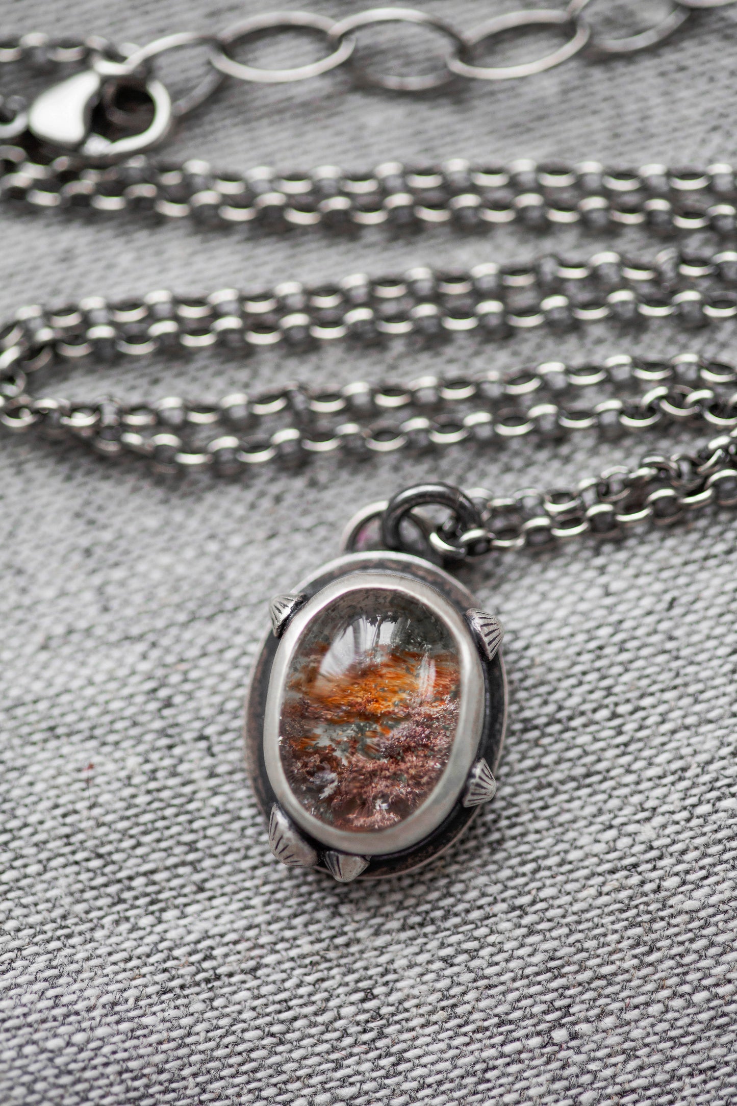 Small | Barnacled Tidal Pool Necklace | #16