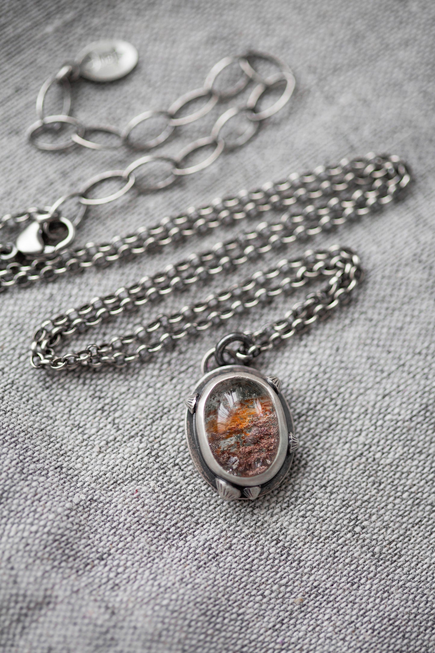 Small | Barnacled Tidal Pool Necklace | #16