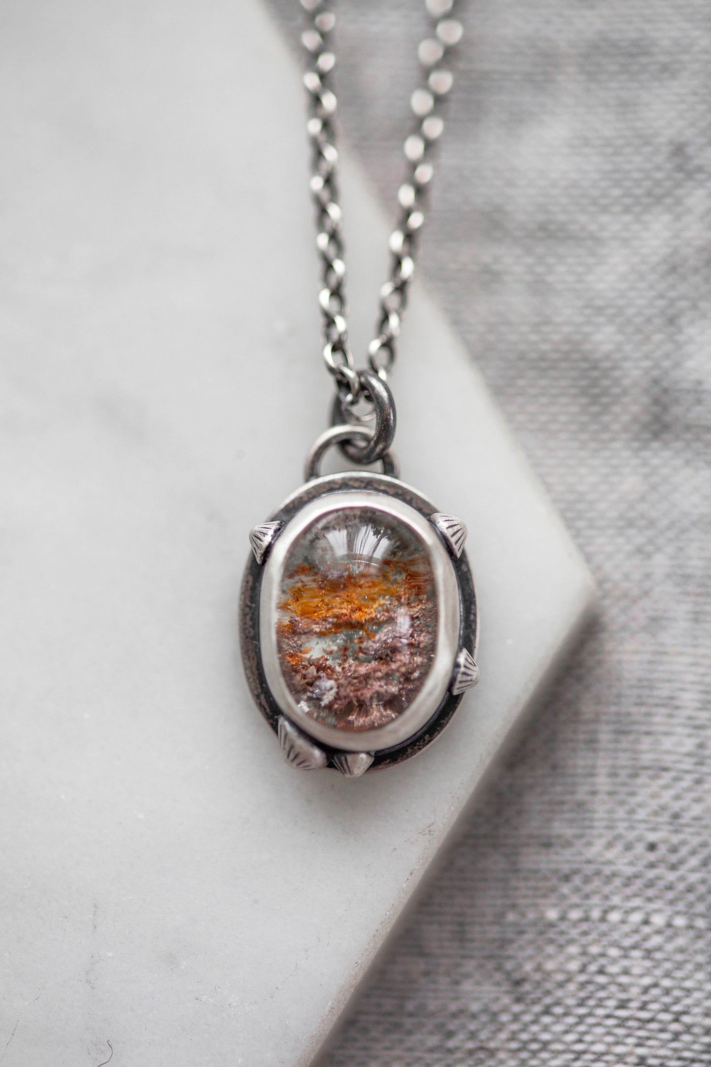 Small | Barnacled Tidal Pool Necklace | #16
