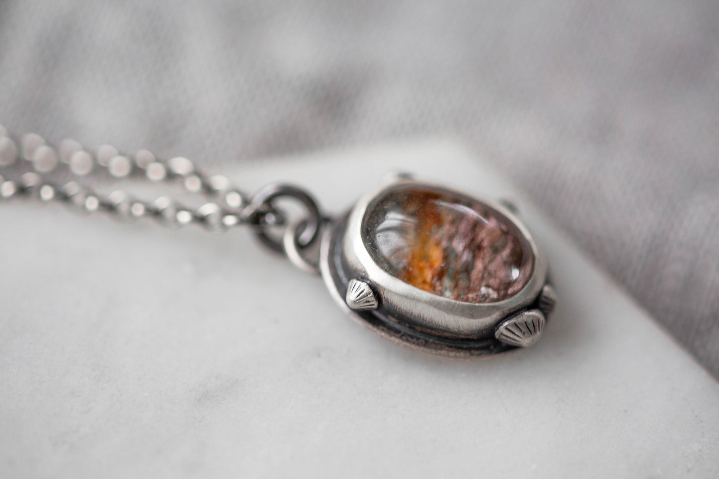 Small | Barnacled Tidal Pool Necklace | #16
