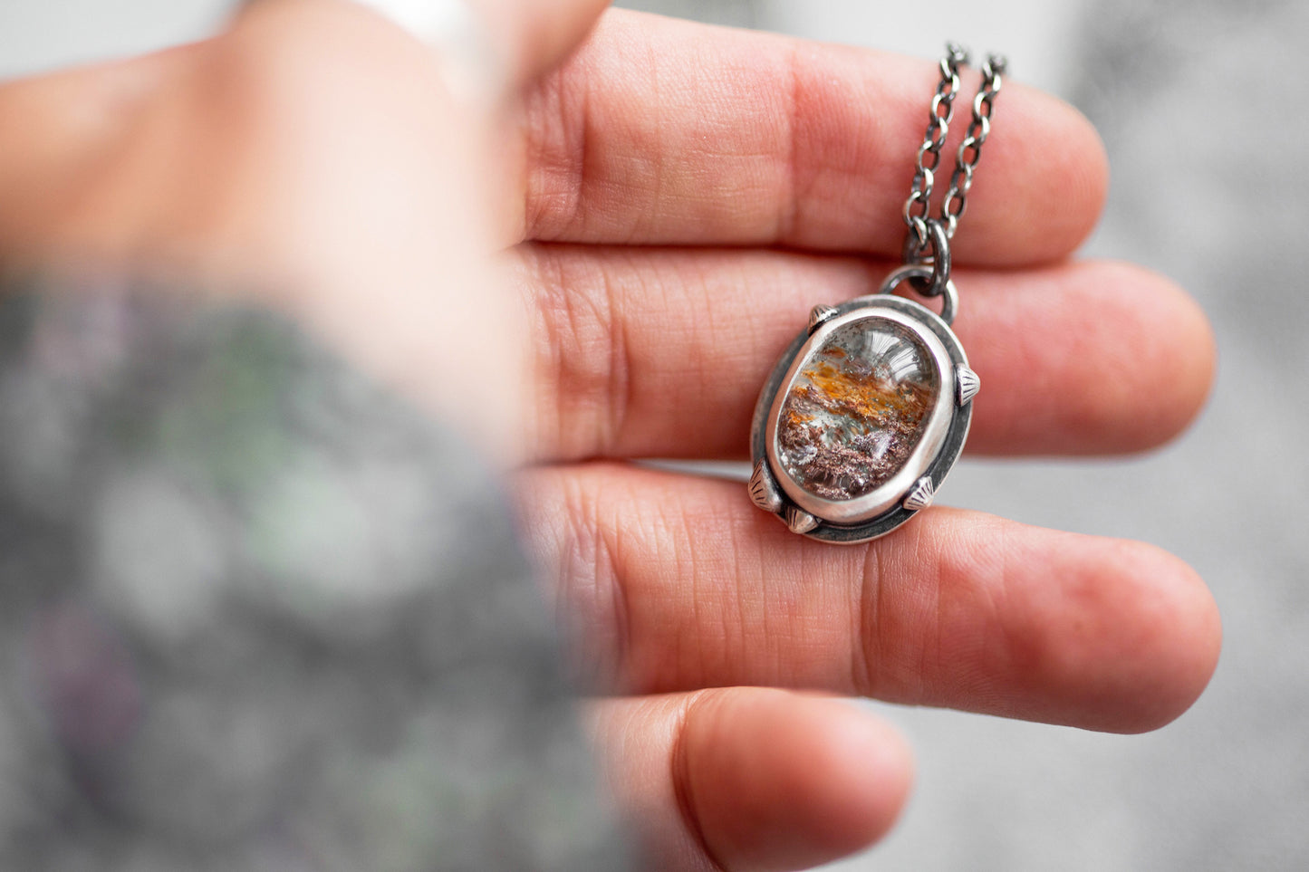 Small | Barnacled Tidal Pool Necklace | #16
