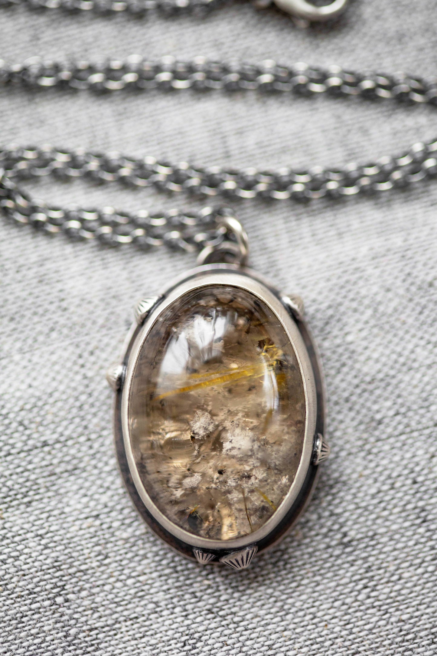 Medium | Barnacled Tidal Pool Necklace | #17