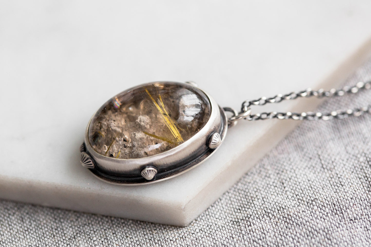 Medium | Barnacled Tidal Pool Necklace | #17