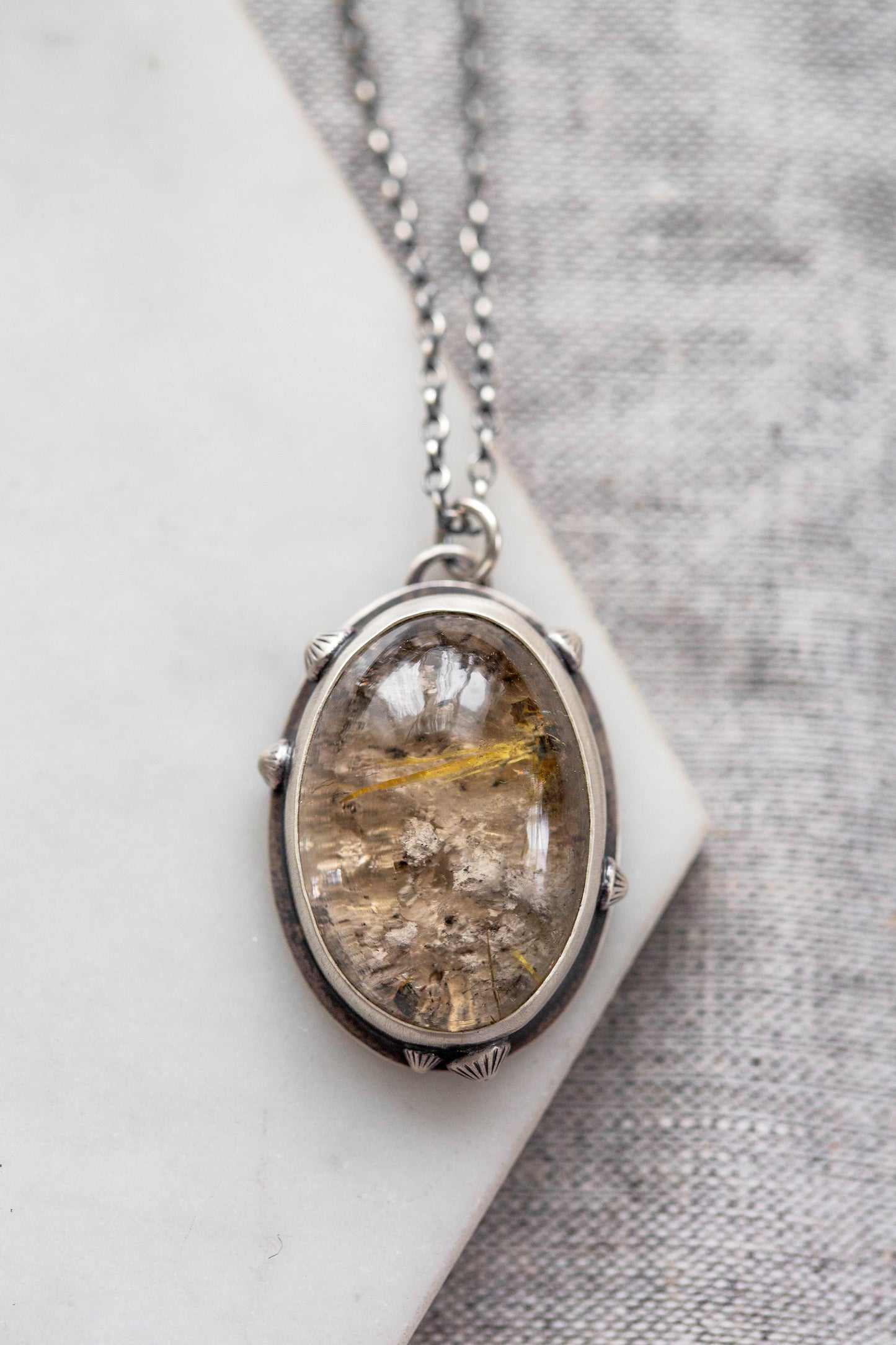 Medium | Barnacled Tidal Pool Necklace | #17