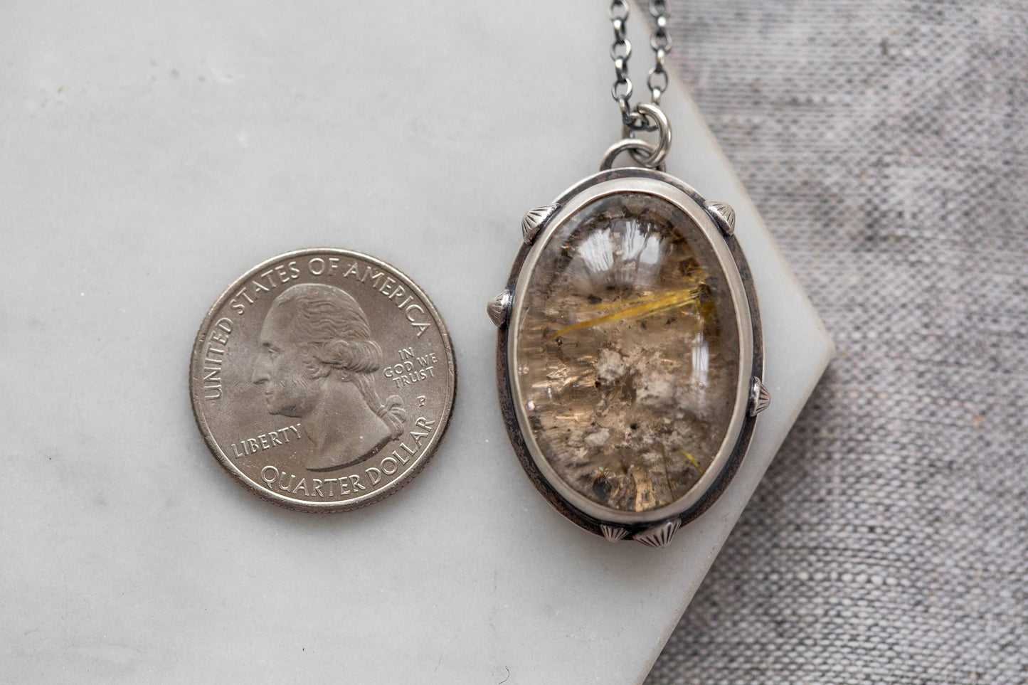 Medium | Barnacled Tidal Pool Necklace | #17