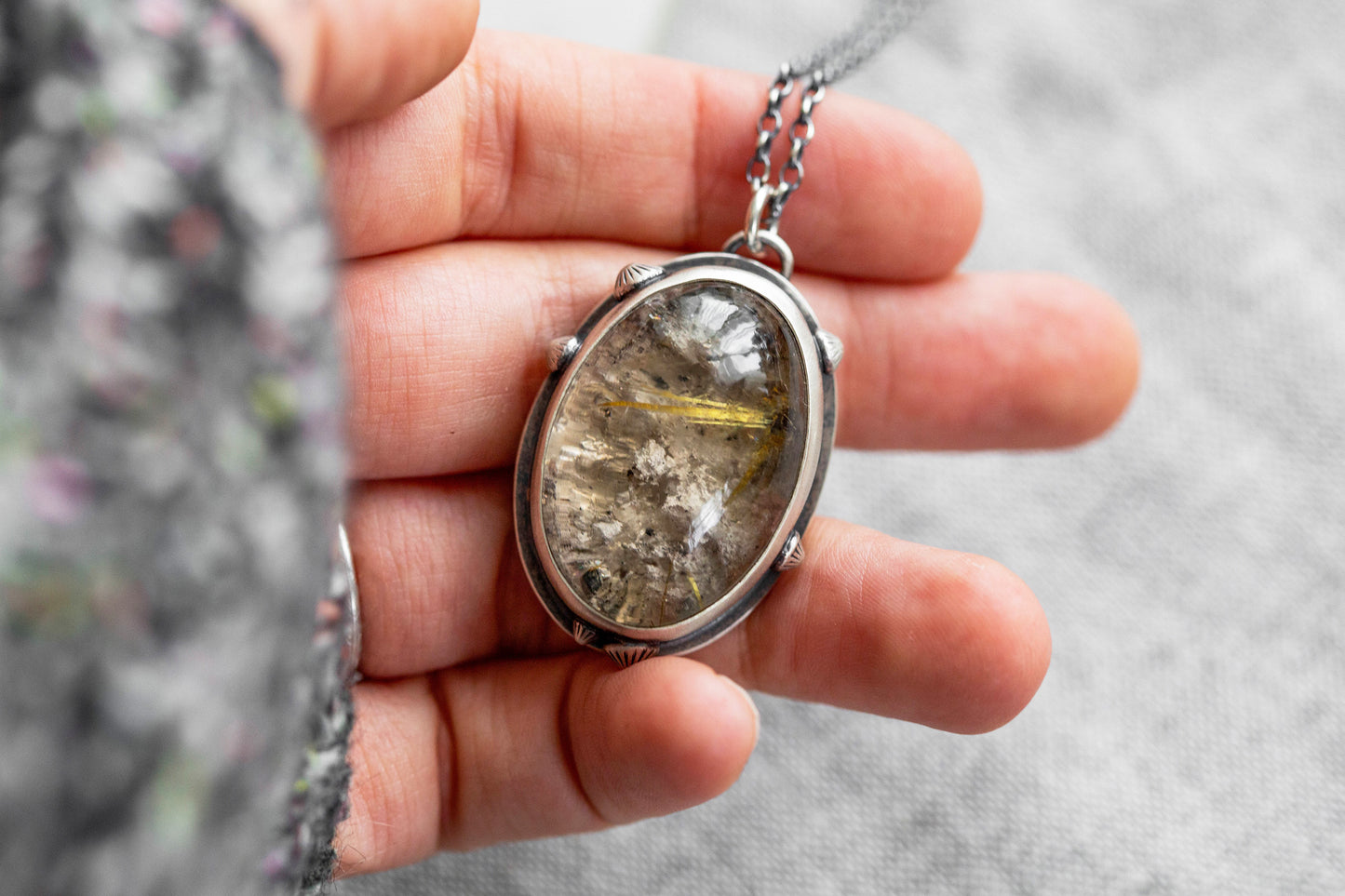Medium | Barnacled Tidal Pool Necklace | #17