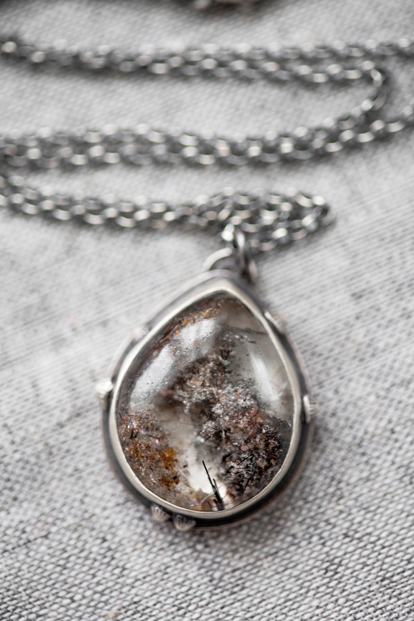 Medium | Barnacled Tidal Pool Necklace | #18