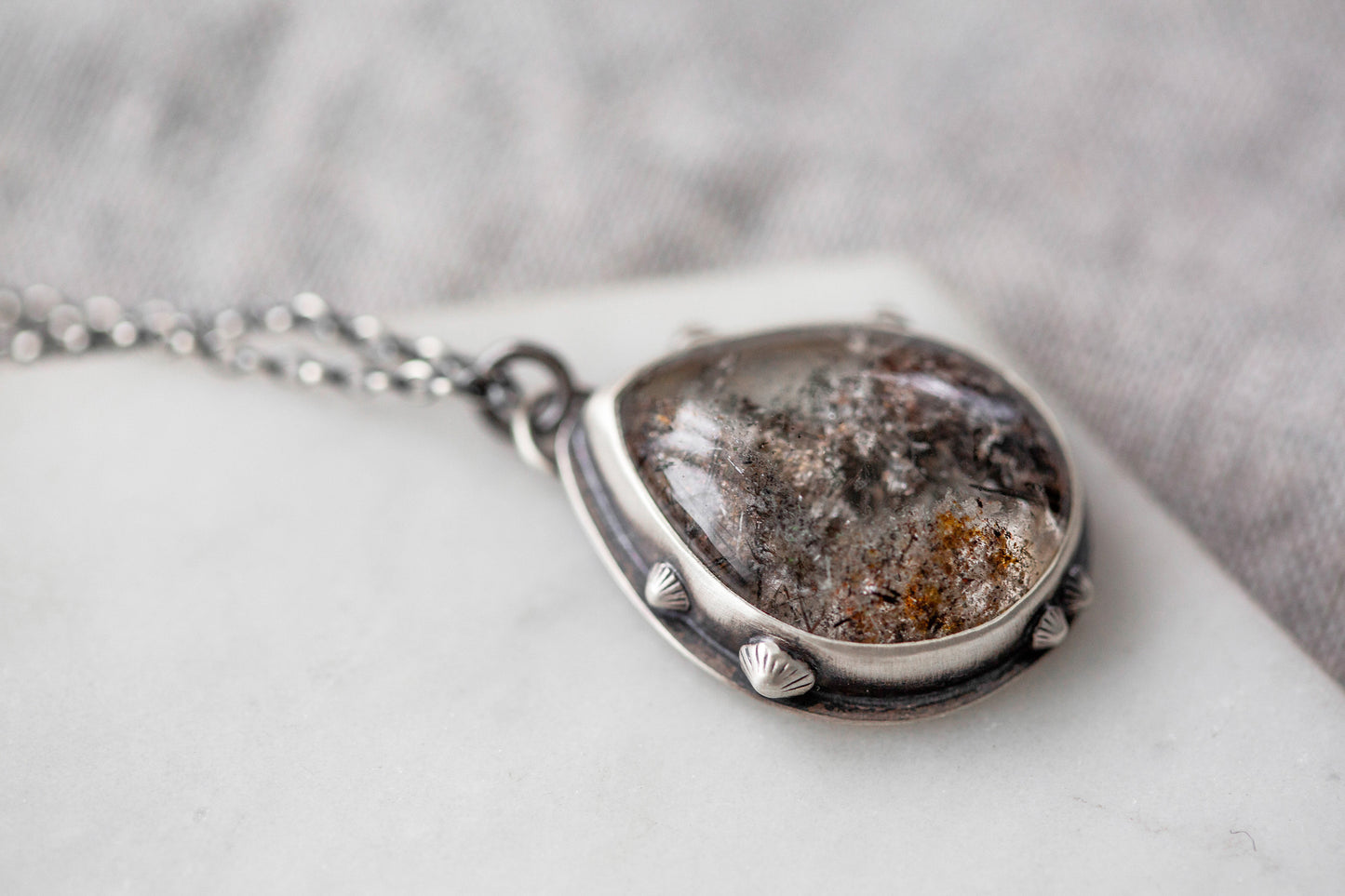 Medium | Barnacled Tidal Pool Necklace | #18