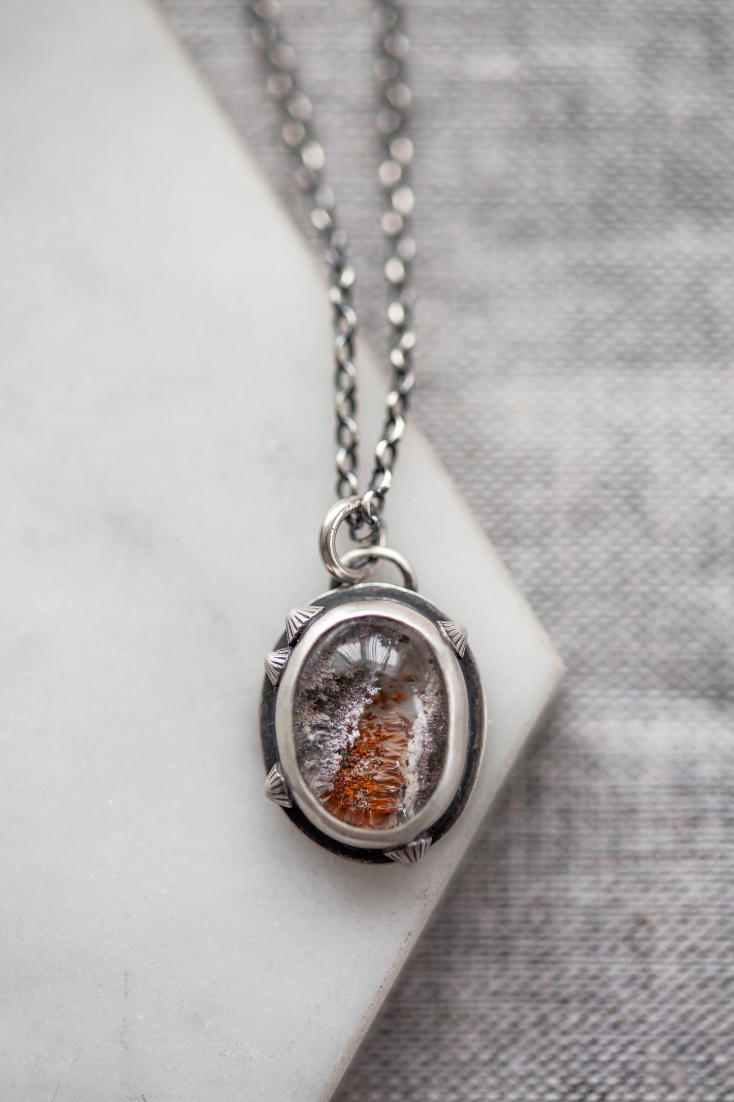 Small | Barnacled Tidal Pool Necklace | #19