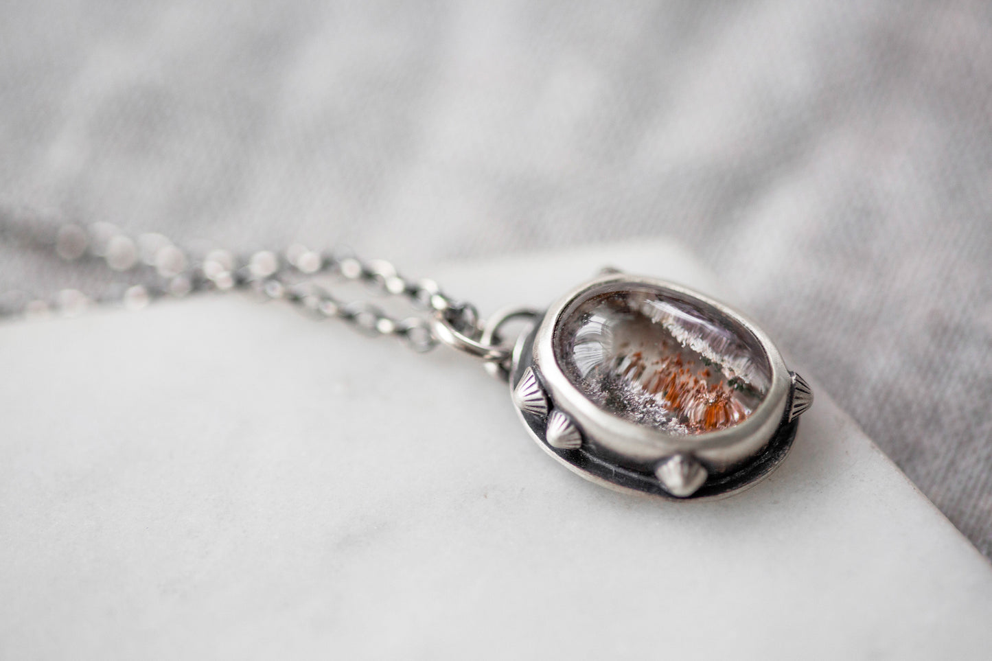 Small | Barnacled Tidal Pool Necklace | #19