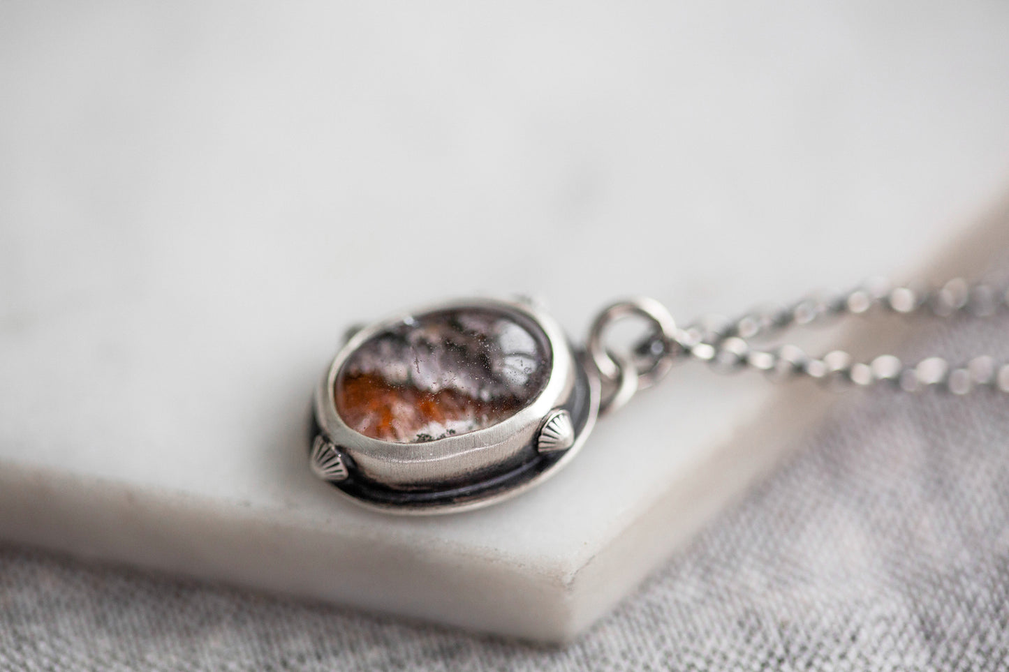 Small | Barnacled Tidal Pool Necklace | #19