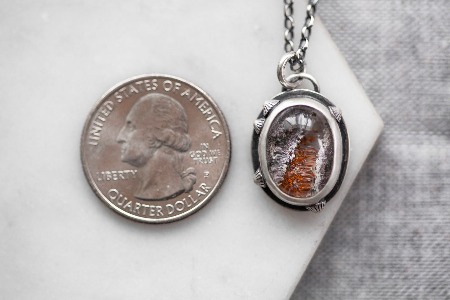 Small | Barnacled Tidal Pool Necklace | #19