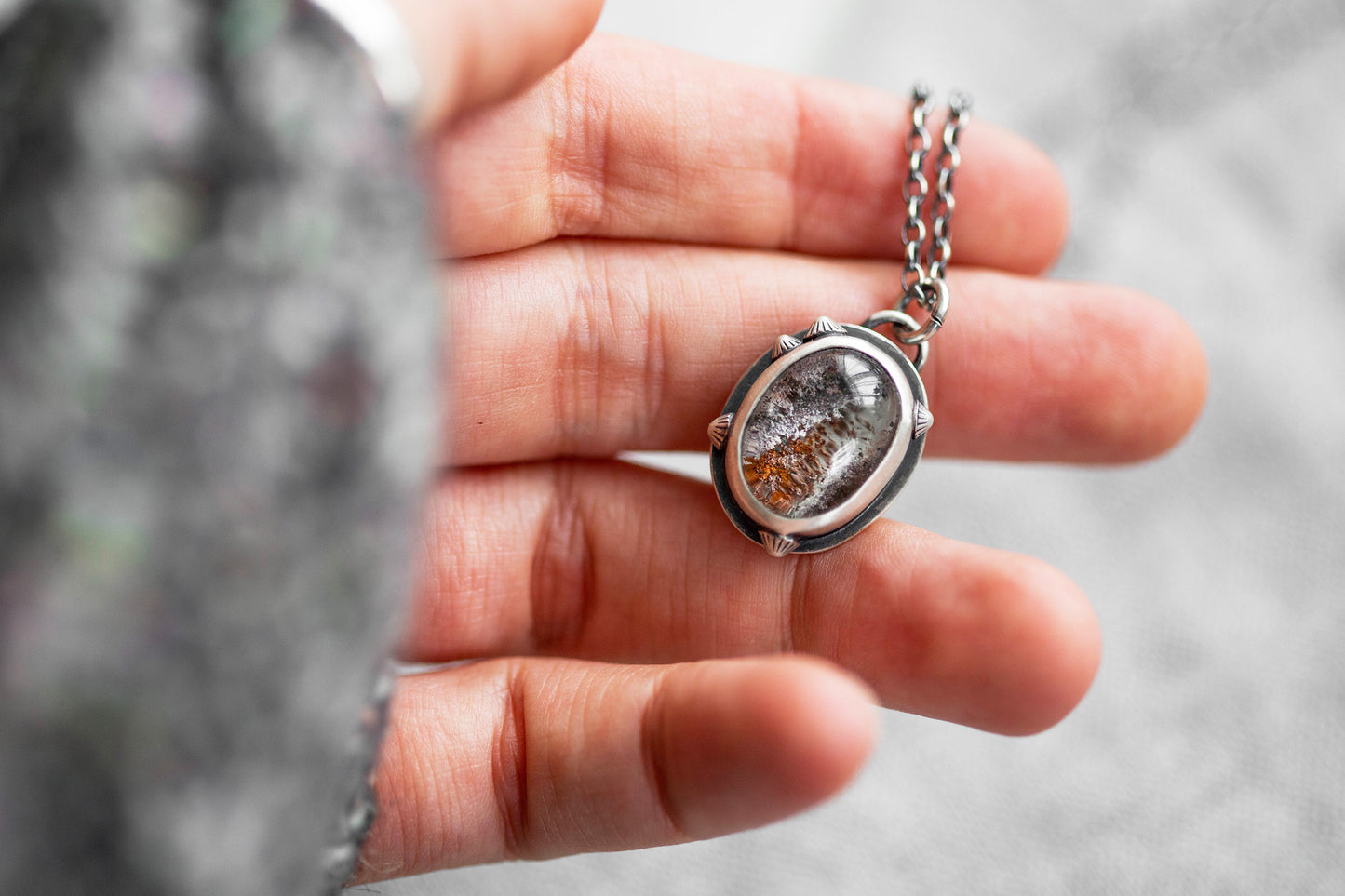 Small | Barnacled Tidal Pool Necklace | #19