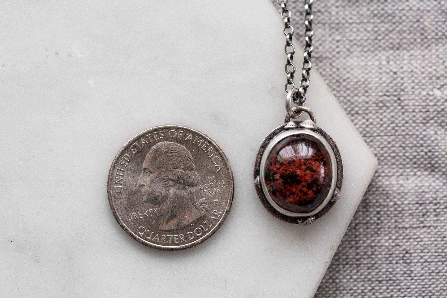 Small | Barnacled Tidal Pool Necklace | #20