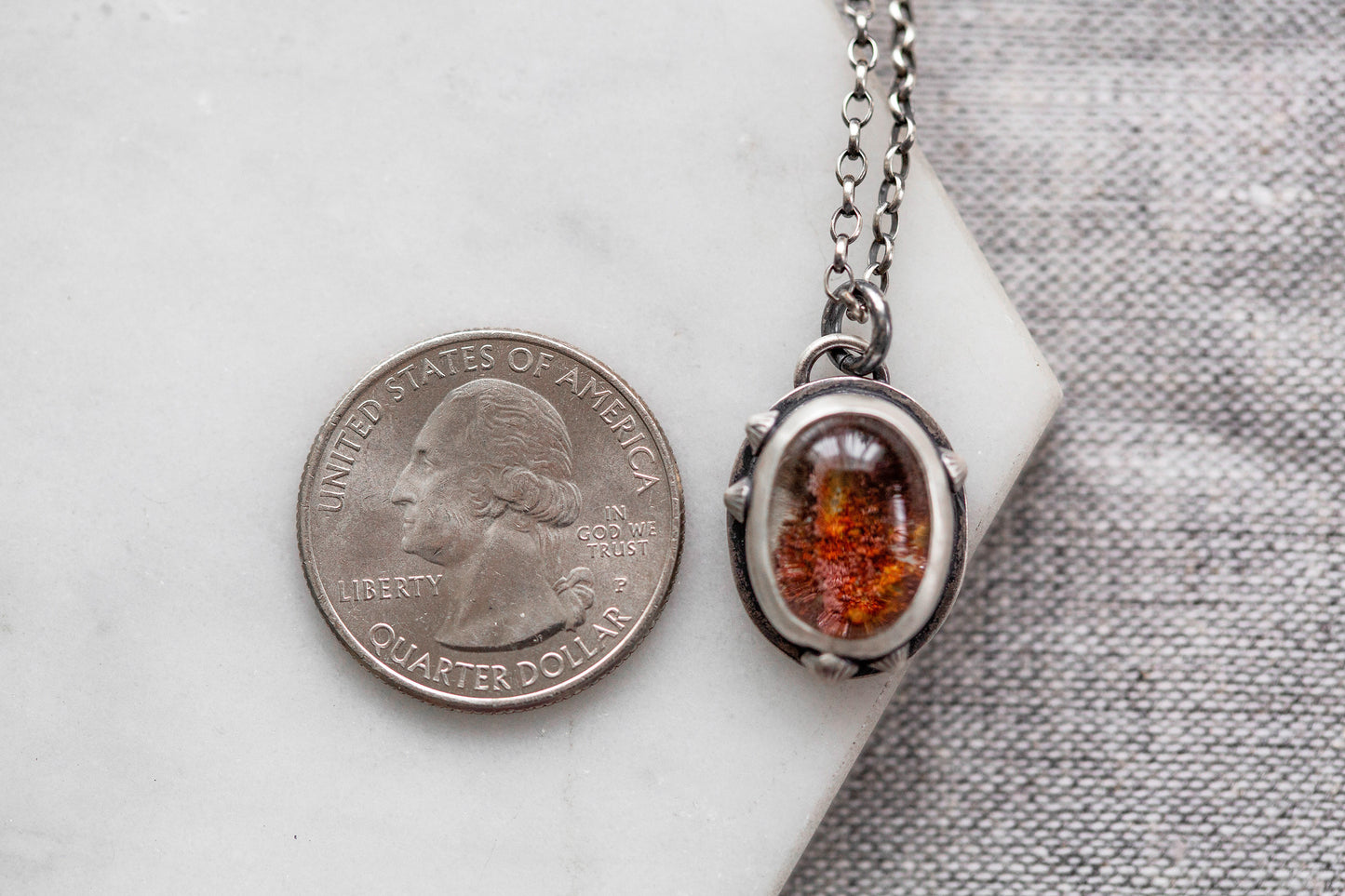 Small | Barnacled Tidal Pool Necklace | #21
