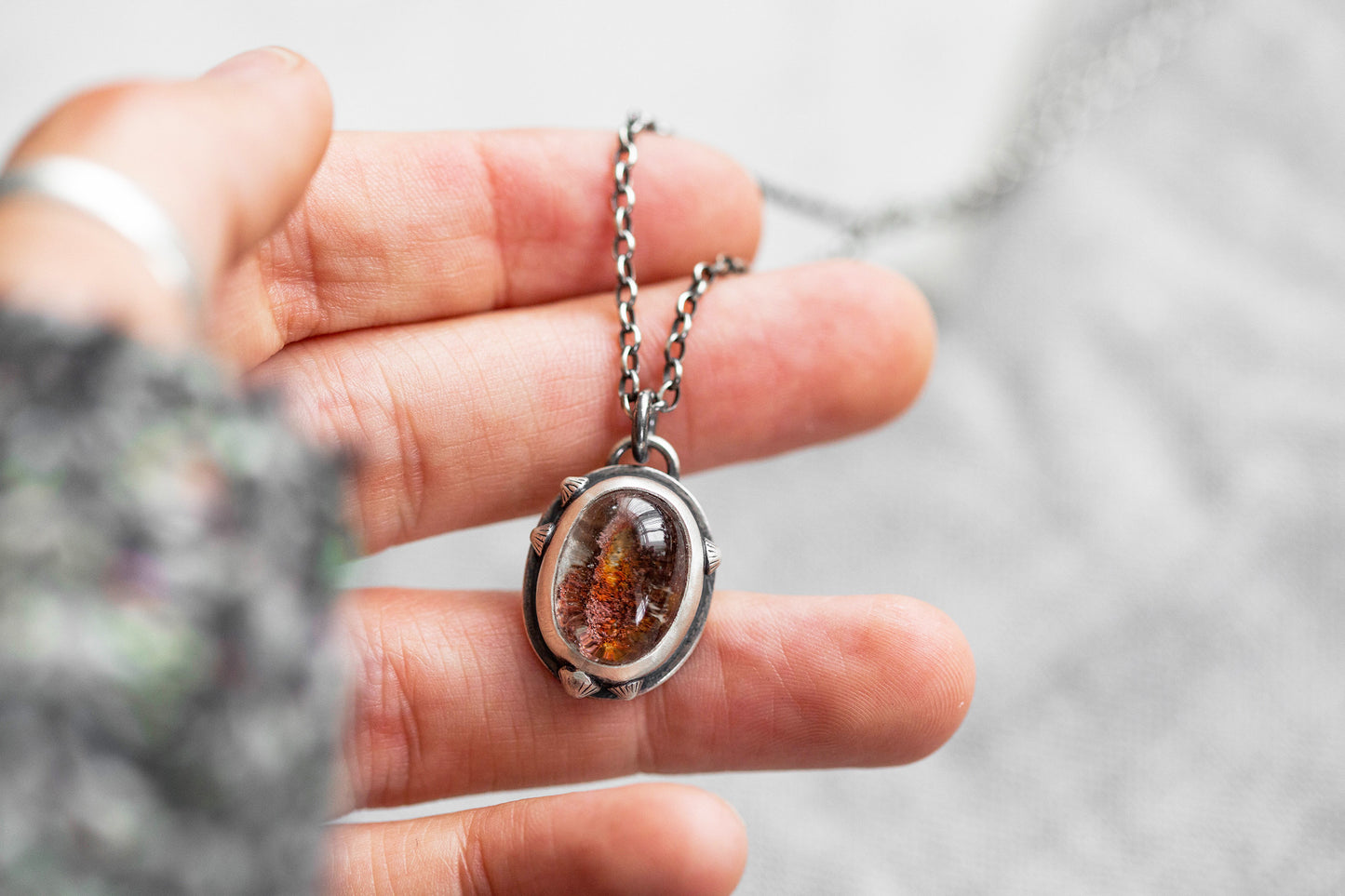 Small | Barnacled Tidal Pool Necklace | #21