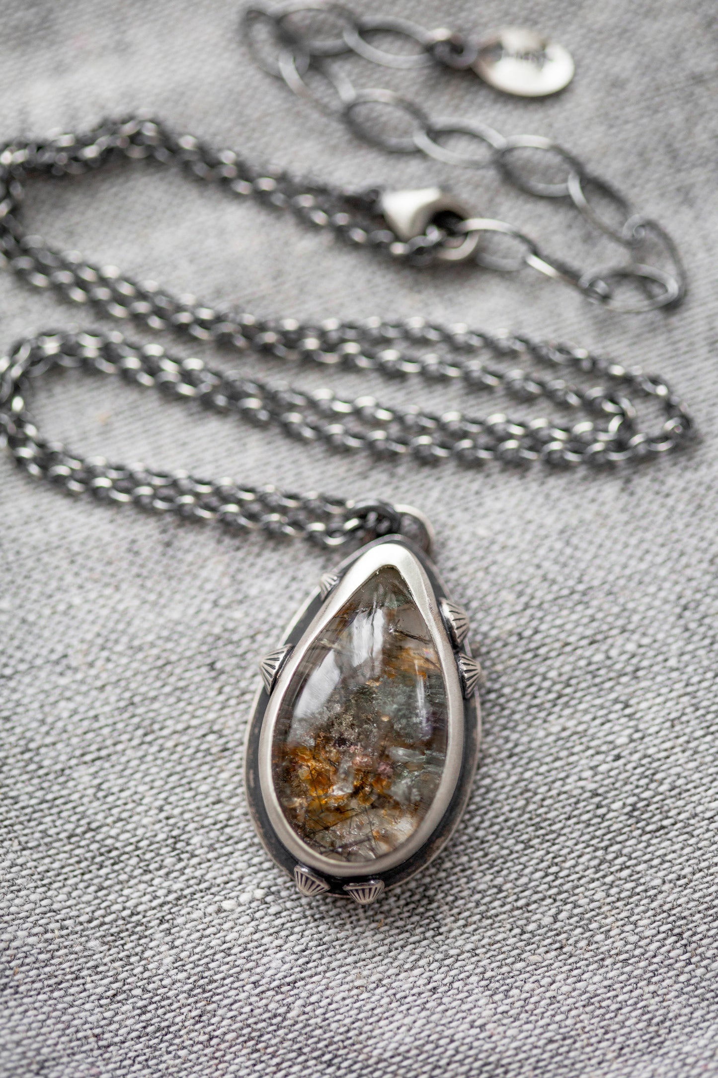 Medium | Barnacled Tidal Pool Necklace | #22