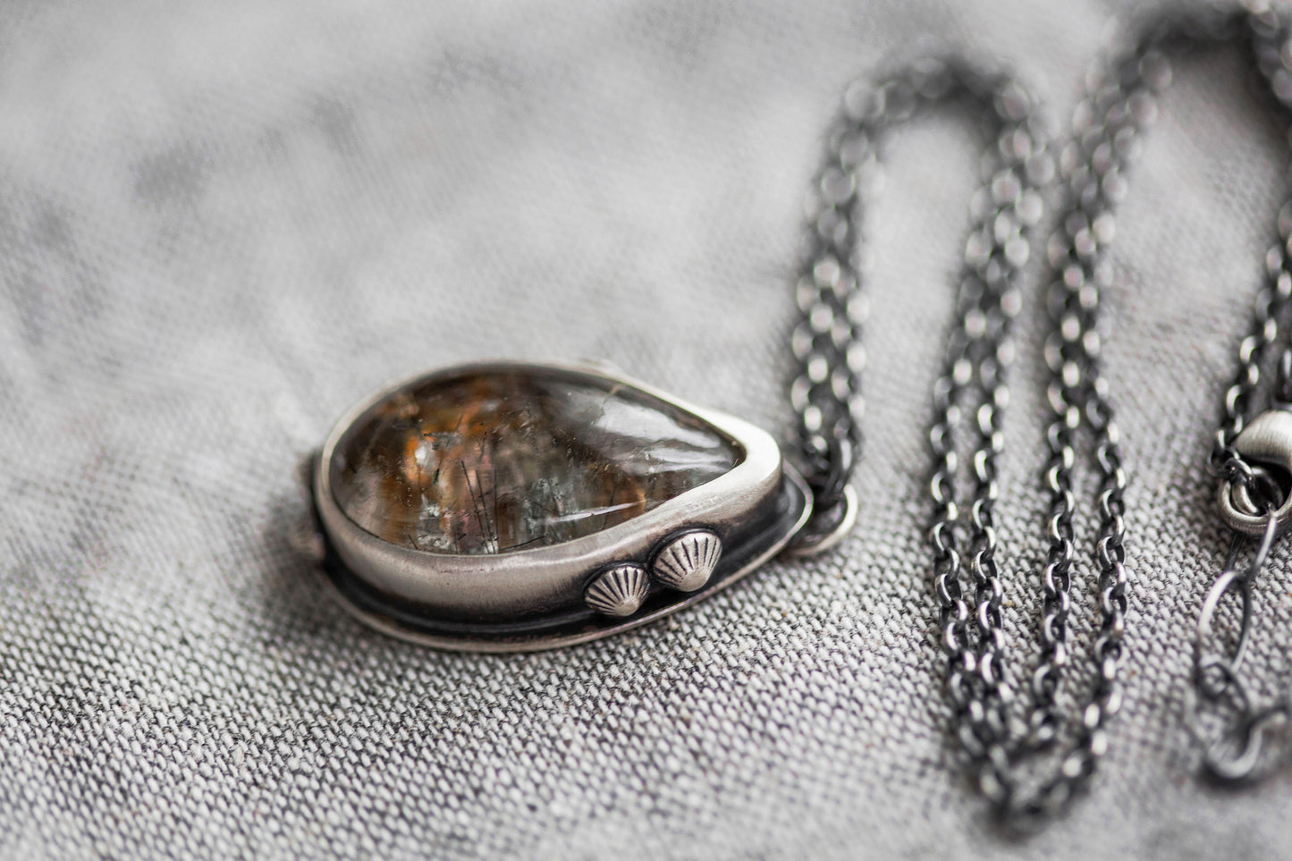 Medium | Barnacled Tidal Pool Necklace | #22