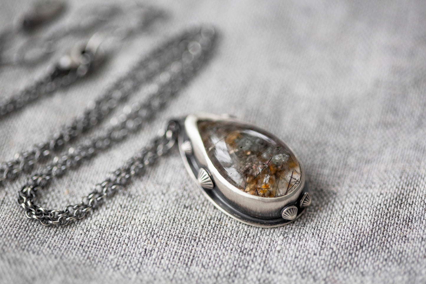 Medium | Barnacled Tidal Pool Necklace | #22