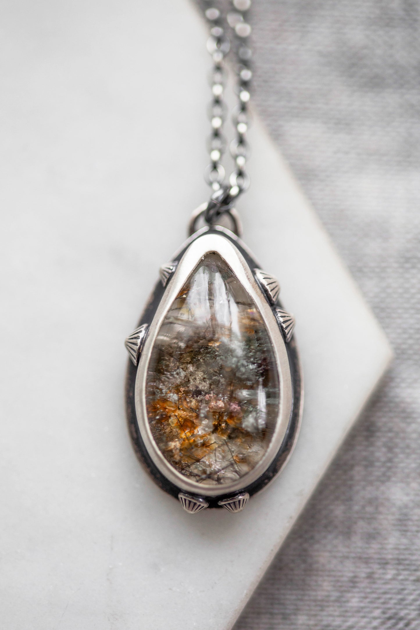 Medium | Barnacled Tidal Pool Necklace | #22