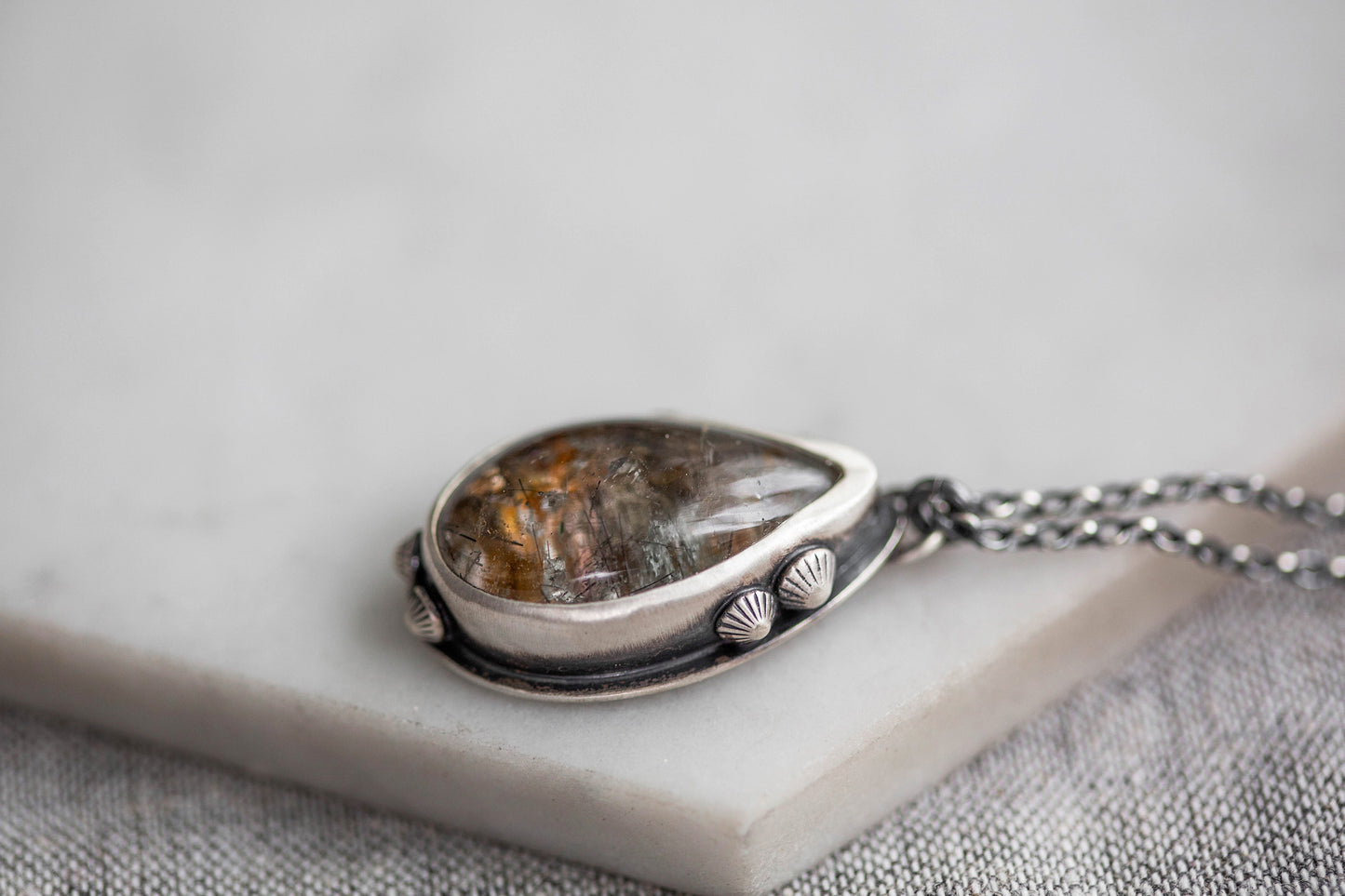 Medium | Barnacled Tidal Pool Necklace | #22