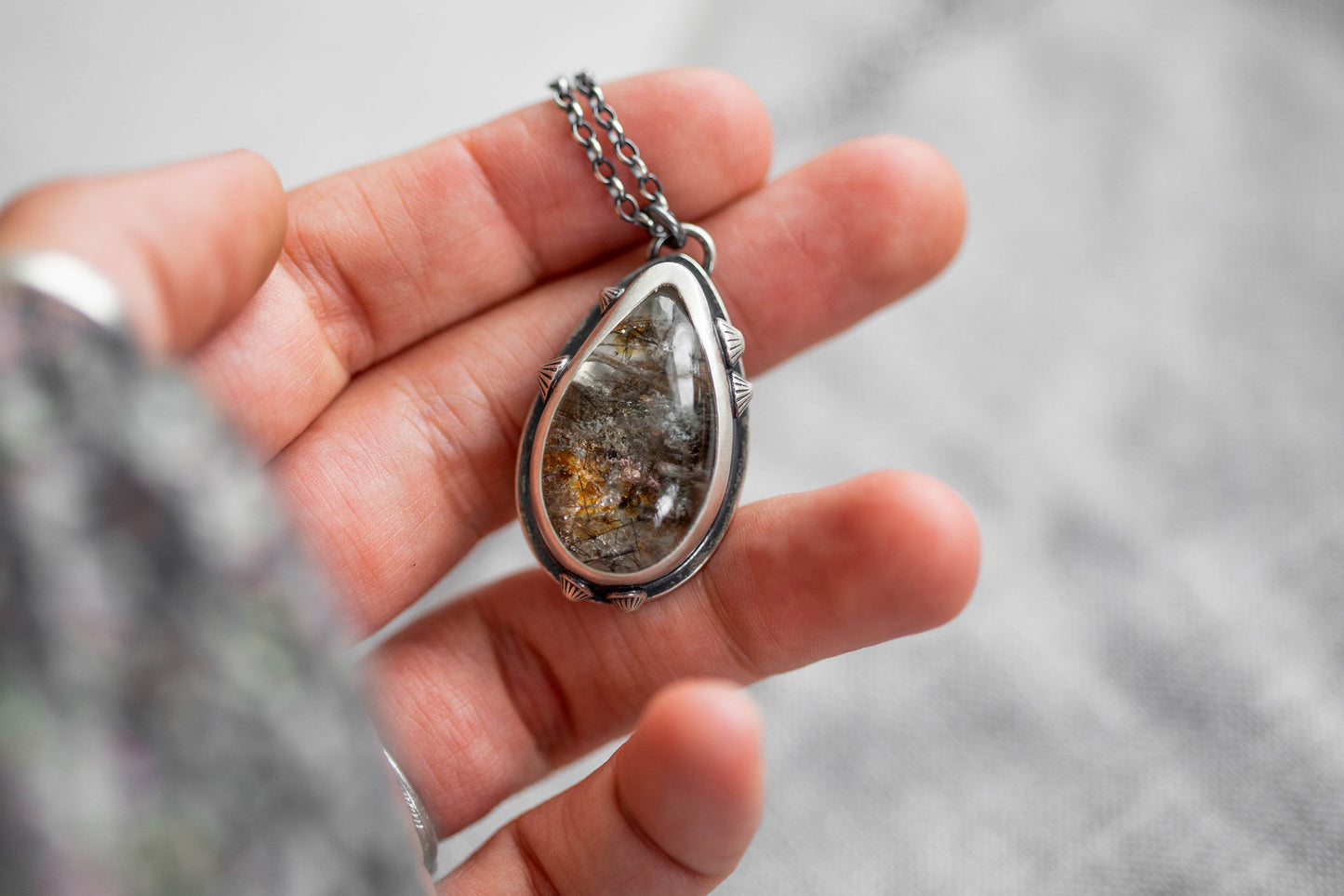 Medium | Barnacled Tidal Pool Necklace | #22