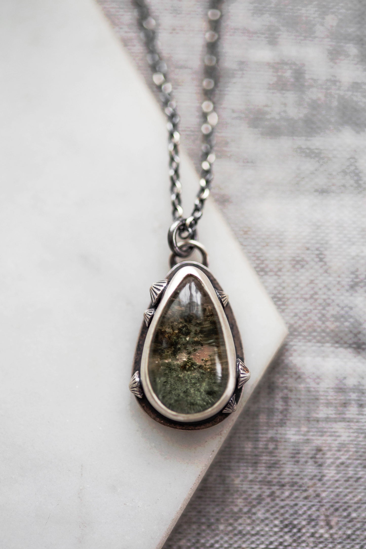 Small | Barnacled Tidal Pool Necklace | #23