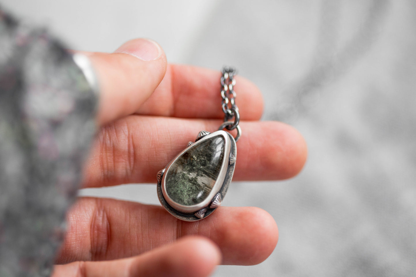 Small | Barnacled Tidal Pool Necklace | #23