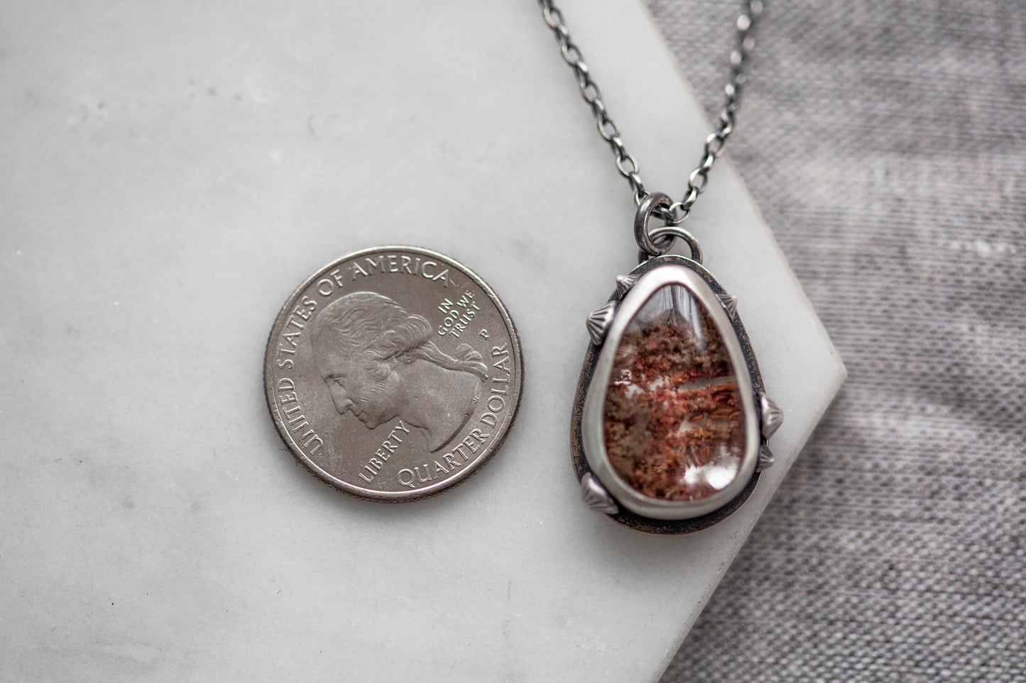 Small | Barnacled Tidal Pool Necklace | #25