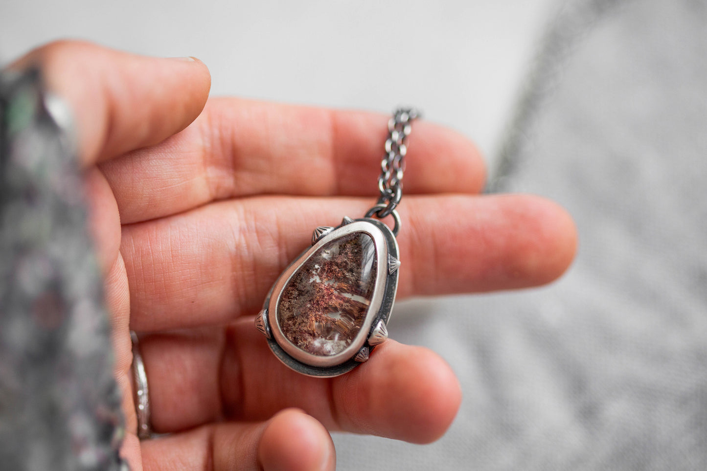 Small | Barnacled Tidal Pool Necklace | #25
