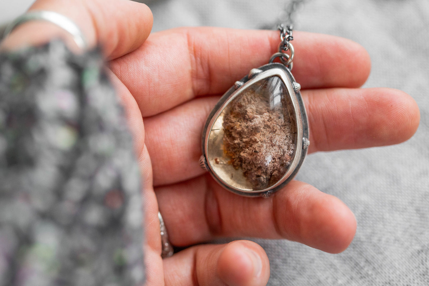 Medium | Barnacled Tidal Pool Necklace | #26