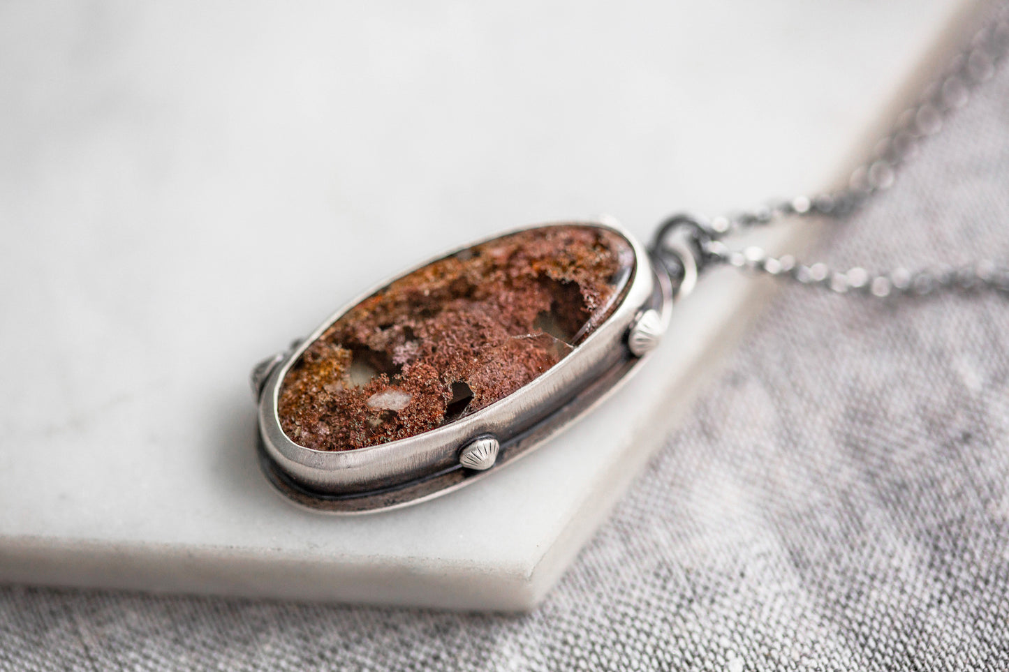 Large | Barnacled Tidal Pool Necklace | #27