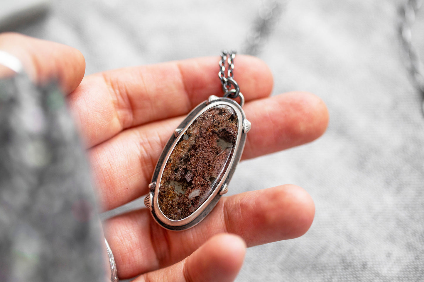 Large | Barnacled Tidal Pool Necklace | #27