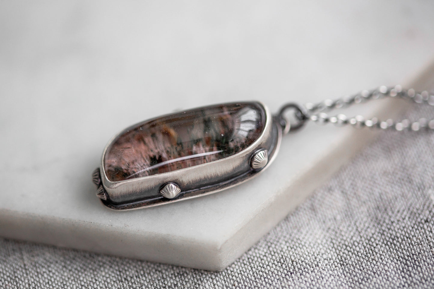 Medium | Barnacled Tidal Pool Necklace | #28