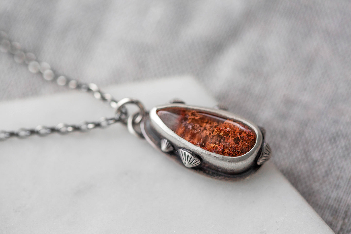 Small | Barnacled Tidal Pool Necklace | #30
